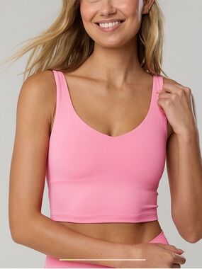 Aerie OFFLINE Real Me Low Key Longline Sports Bra Tank